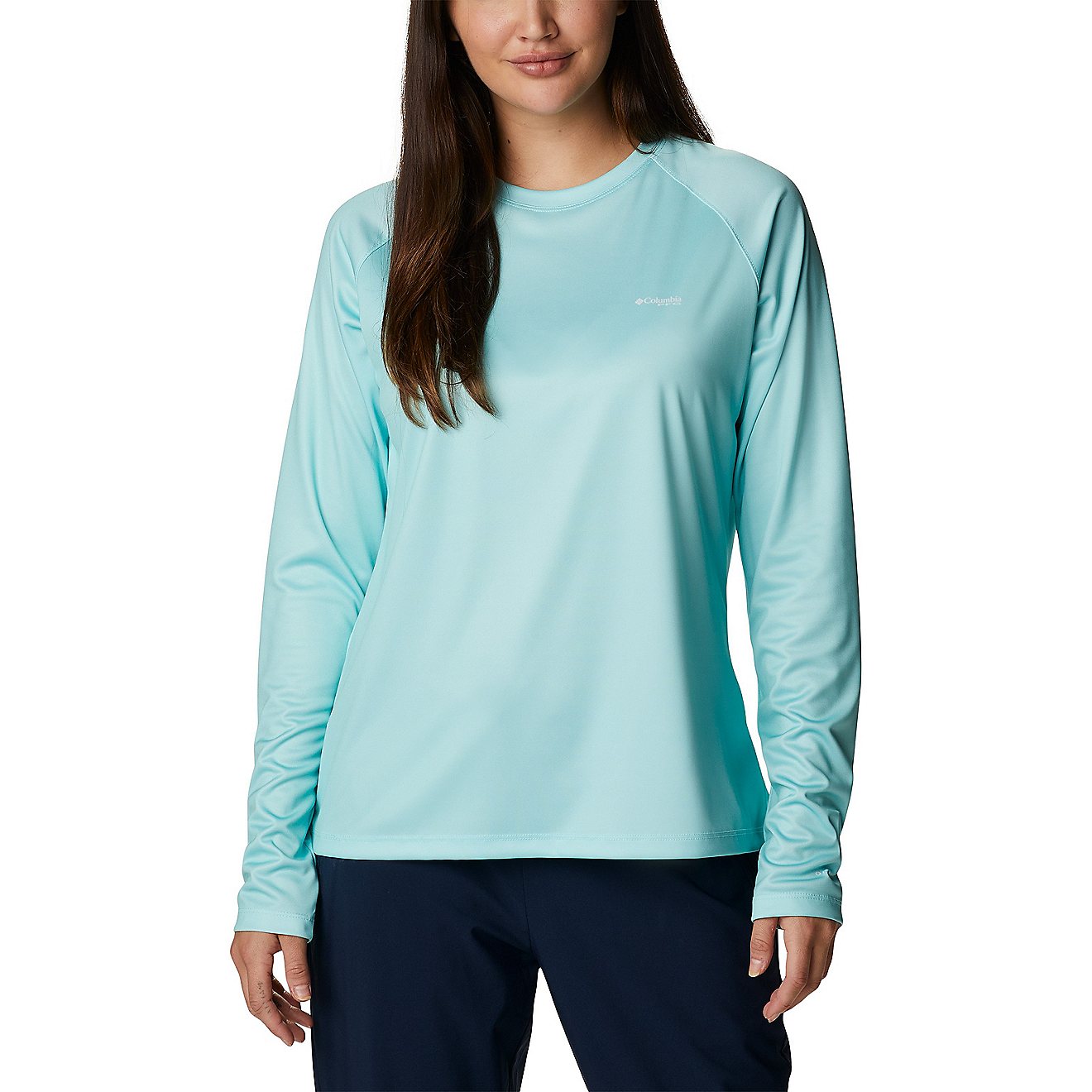 Columbia Sportswear Women's Tidal Tee PFG Fish Flag Long Sleeve T-shirt                                                          - view number 3