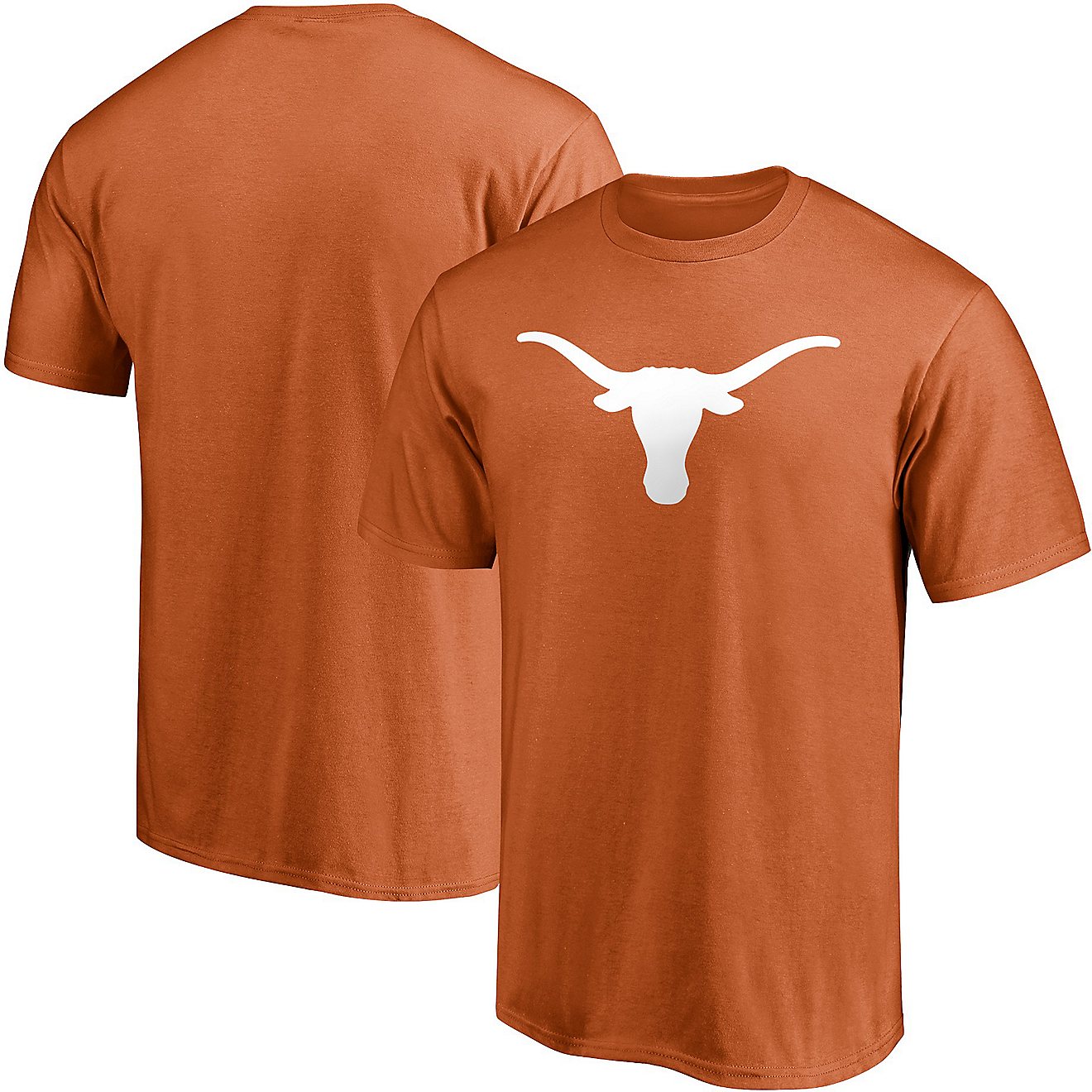 Fanatics Men's University of Texas Primary Logo Cotton T-shirt                                                                   - view number 1
