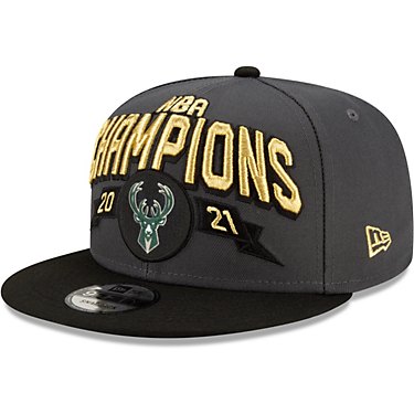 New Era Men's Milwaukee Bucks NBA Finals Champs '21 Locker Room 9FIFTY Cap