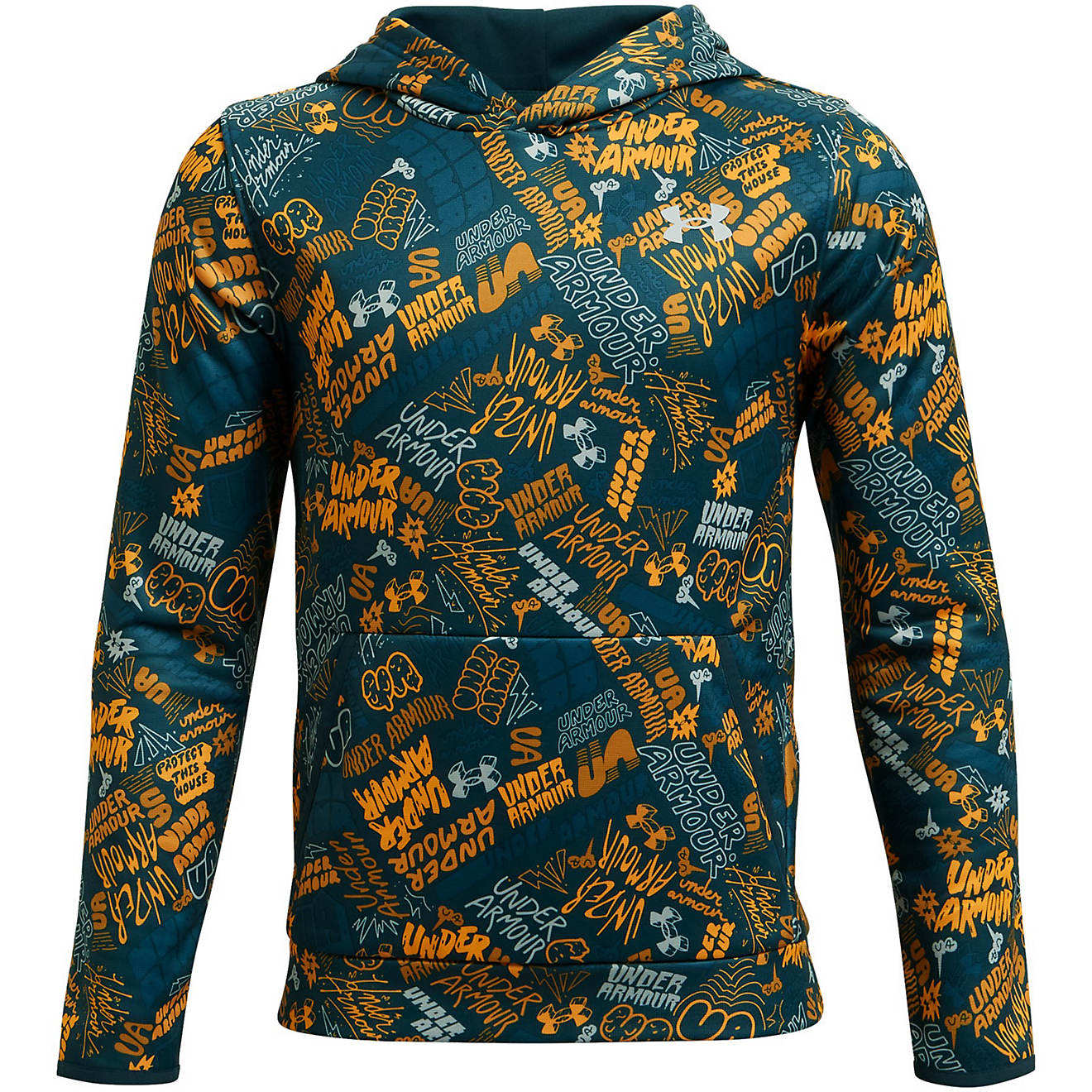 Under Armour Boy's Armour Fleece Scribble Hoodie                                                                                 - view number 1