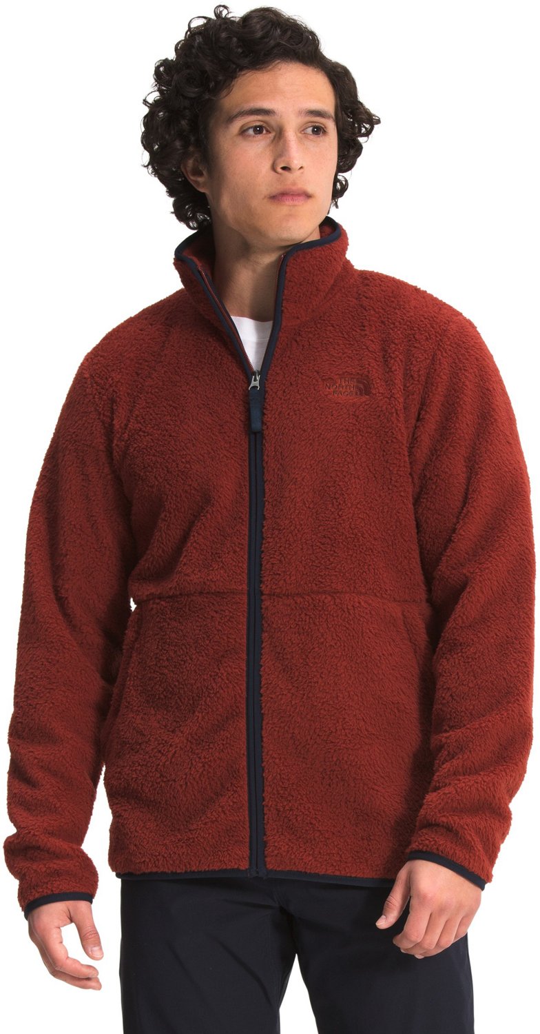 red mens fleece