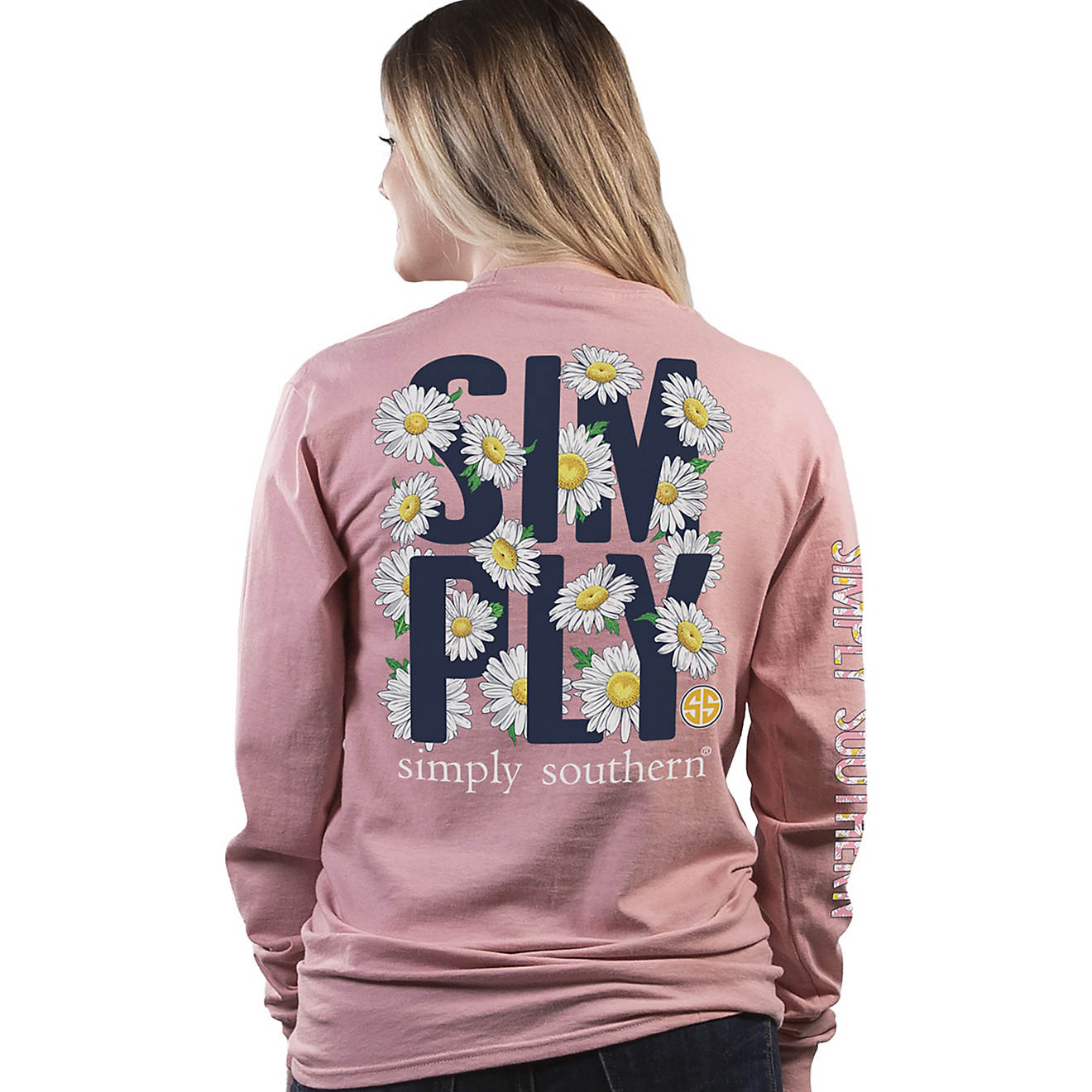 Simply Southern Women's Simply Daisy Long Sleeve T-Shirt                                                                         - view number 1