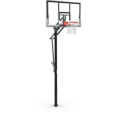 Spalding Pro Glide 54 in Inground Acrylic Basketball Hoop                                                                       