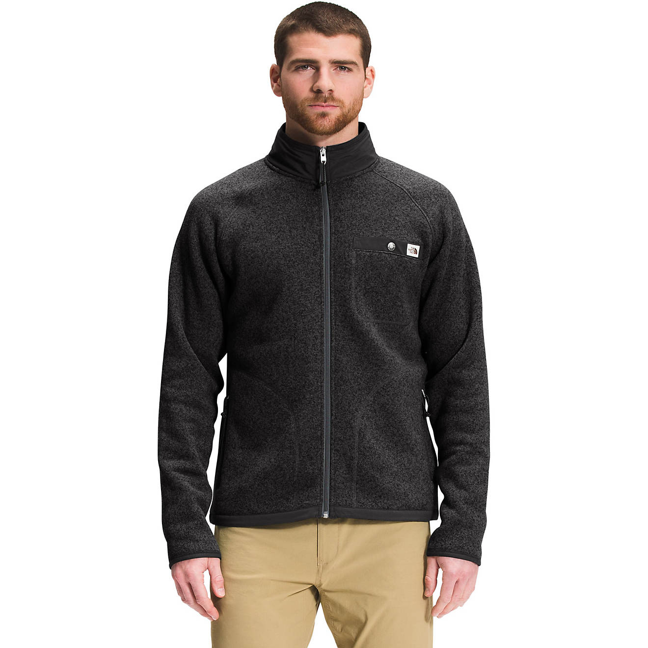 The North Face Men's Gordon Lyons Full Zip Lightweight Sweater Fleece Jacket                                                     - view number 1