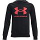 Under Armour Boys' Rival Big Logo Fleece Hoodie                                                                                  - view number 1 image