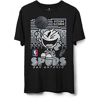 Junk Food Men's San Antonio Spurs Pac-Man High Score Short Sleeve T-shirt                                                       