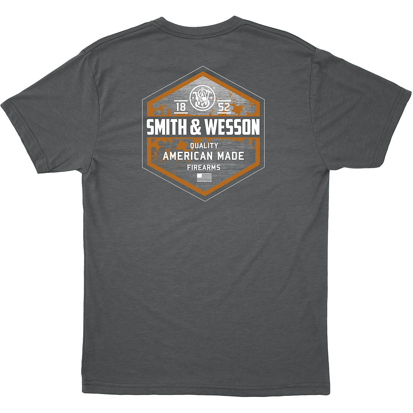 Smith & Wesson Men's Hexagon Tech Badge Short Sleeve T-shirt                                                                     - view number 1