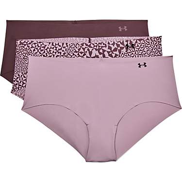 Purple Sports Running Gym Under Armour Womens PS Hipster Print Underwear 