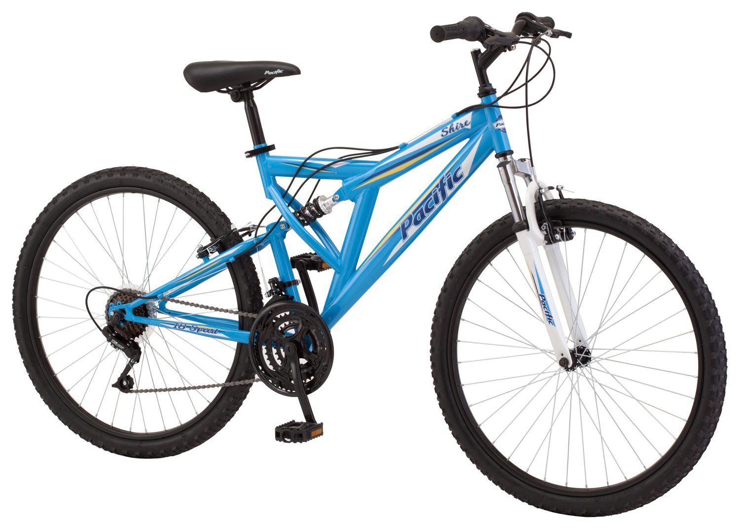 pacific full suspension mountain bike