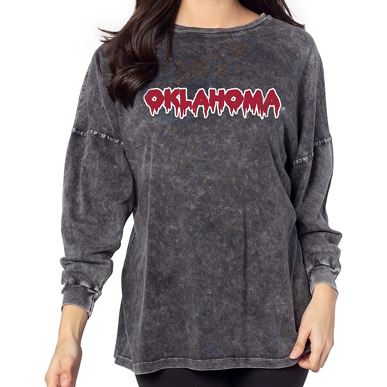 Chicka-D Women's University of Oklahoma Big Long Sleeve T-shirt | Academy