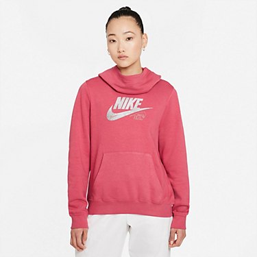 Nike Women's Club Fleece Glitter Funnel Hoodie