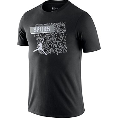 Nike Men's San Antonio Spurs Jordan Dri-FIT Essential Statement 2 Short Sleeve T-shirt