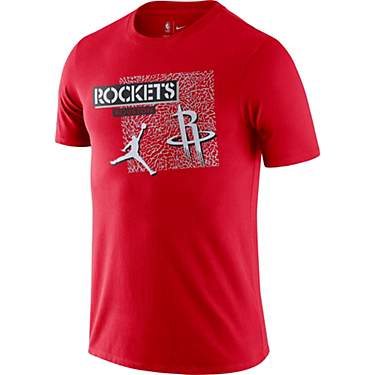 Nike Men's Houston Rockets Jordan Dri-FIT Essential Statement 2 Short Sleeve T-shirt                                            