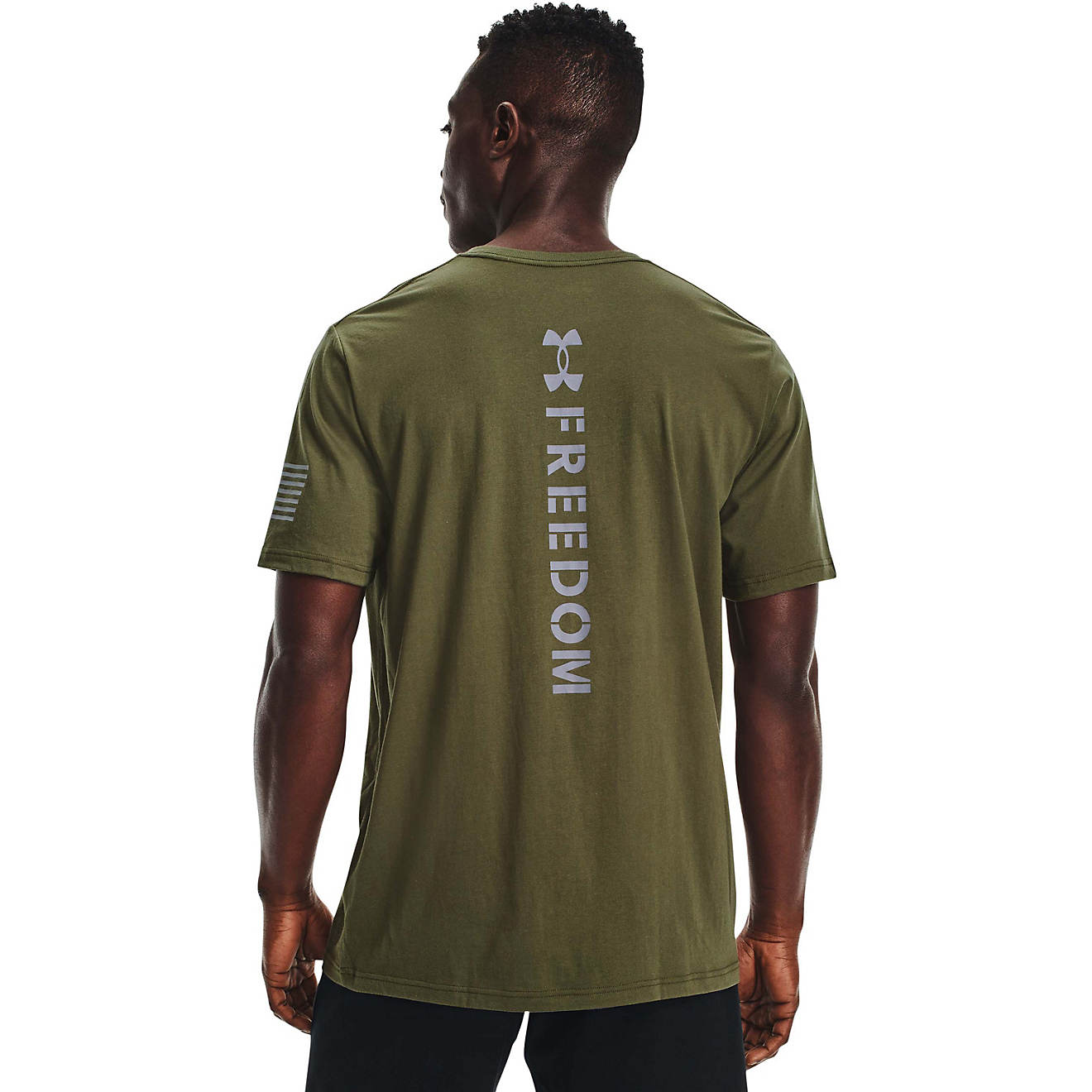 Under Armour Men's New Teeac Freedom Spine Short Sleeve T-shirt                                                                  - view number 1