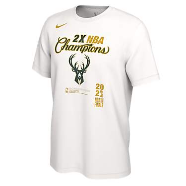 Nike Men's Milwaukee Bucks NBA Finals Champs '21 Locker Room T-shirt                                                            