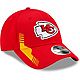 New Era Men's Kansas City Chiefs '21 NFL Home 9FORTYSS Hat                                                                       - view number 4 image