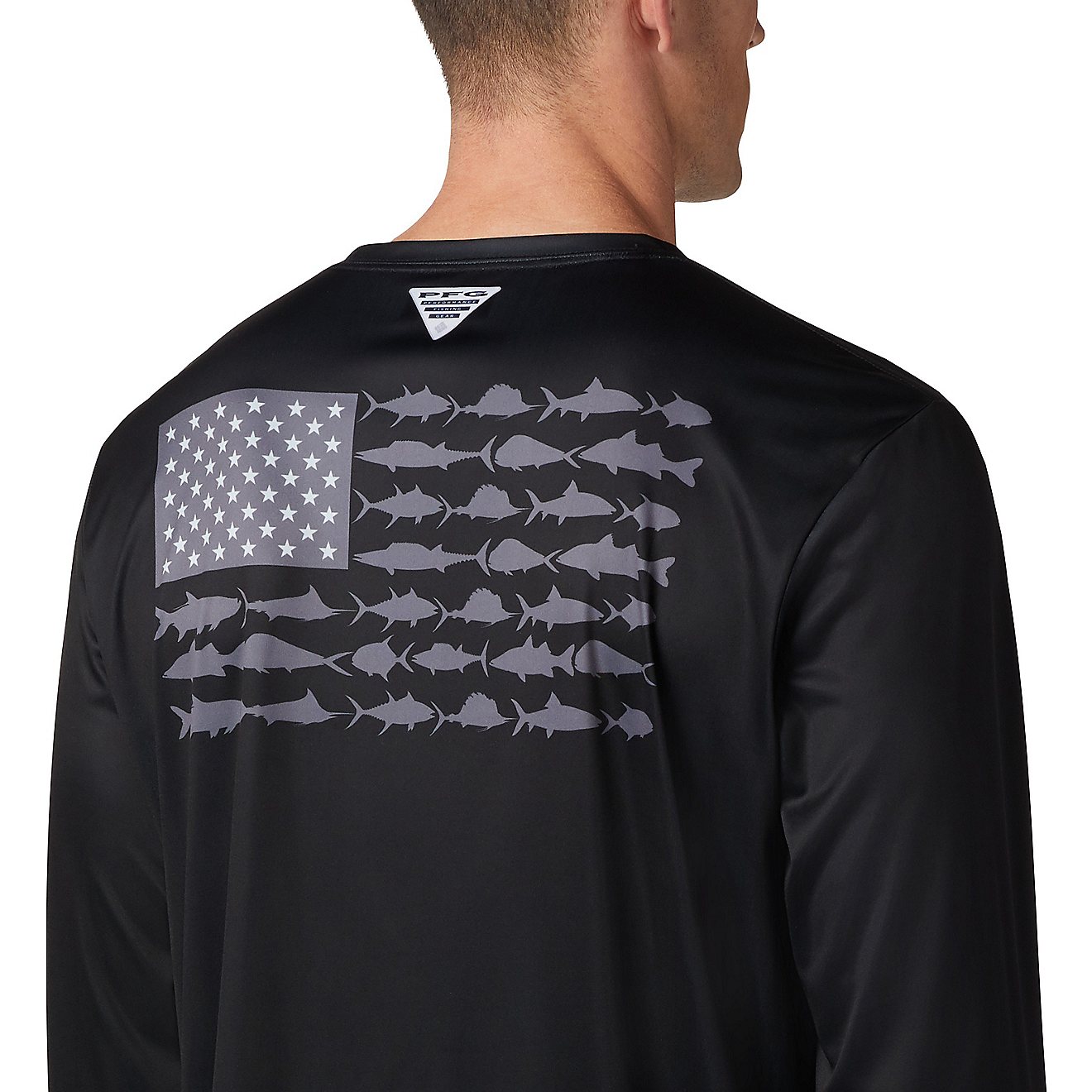 Columbia Sportswear Men's Terminal Tackle PFG Fish Flag Long Sleeve T-shirt                                                      - view number 4