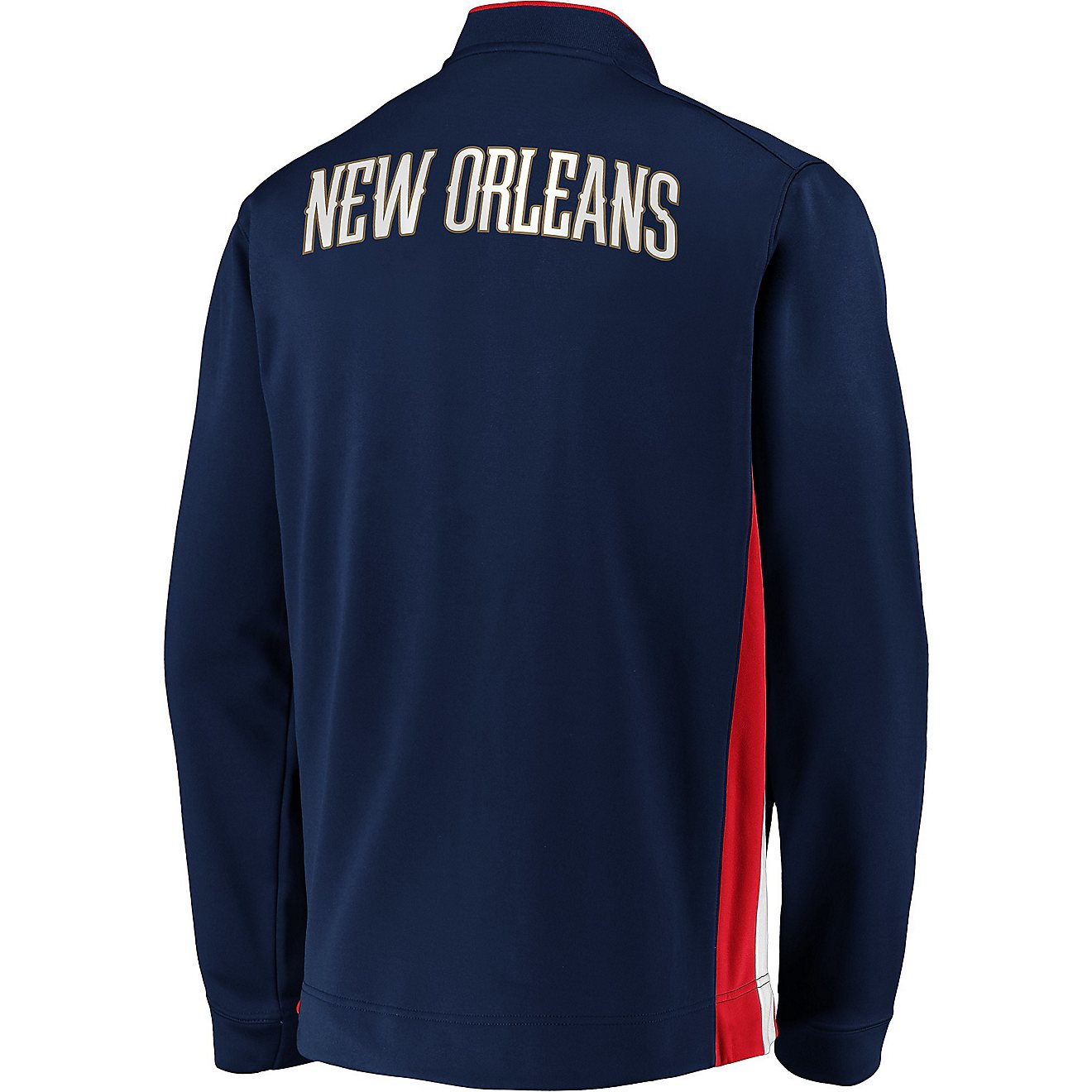 Nike Men's New Orleans Pelicans Fastbreak Long Sleeve Jacket                                                                     - view number 3
