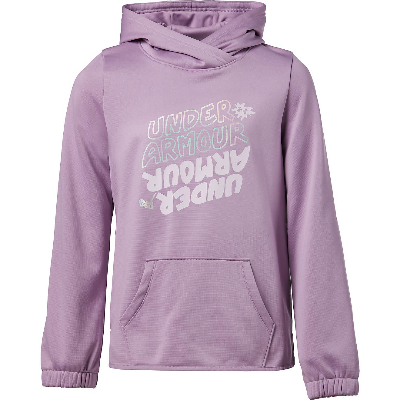 Under Armour Girls' Armour Fleece Branded Hoodie                                                                                 - view number 1