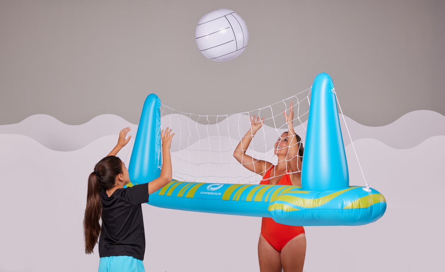 O'Rageous Pool Volleyball Set Academy