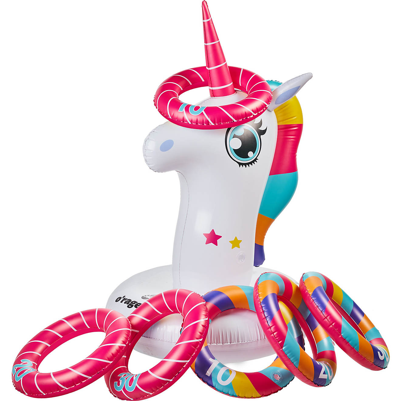 O'Rageous Unicorn Ring Toss Pool Game                                                                                            - view number 1
