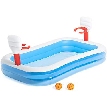 Wassersport Float Aufblasbares Schwimmspiel Holzform Schwimmstuhl+2Streikende 