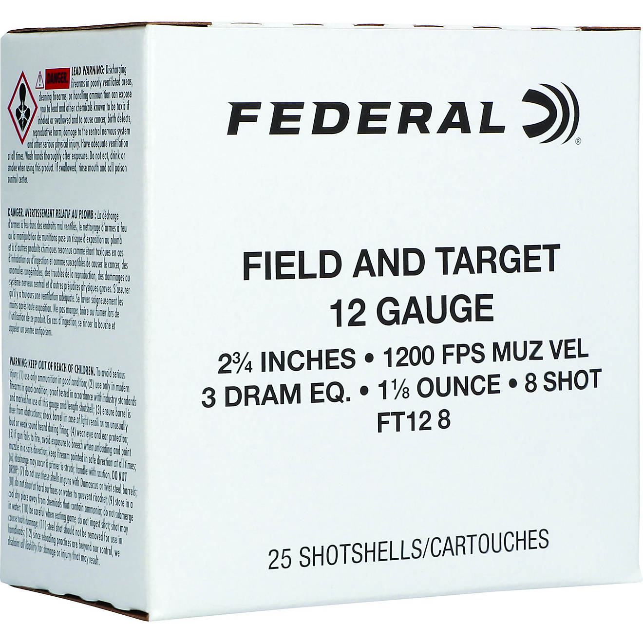 Federal 12-Gauge 1-1/8 oz Shot Shells - 25 Rounds                                                                                - view number 1
