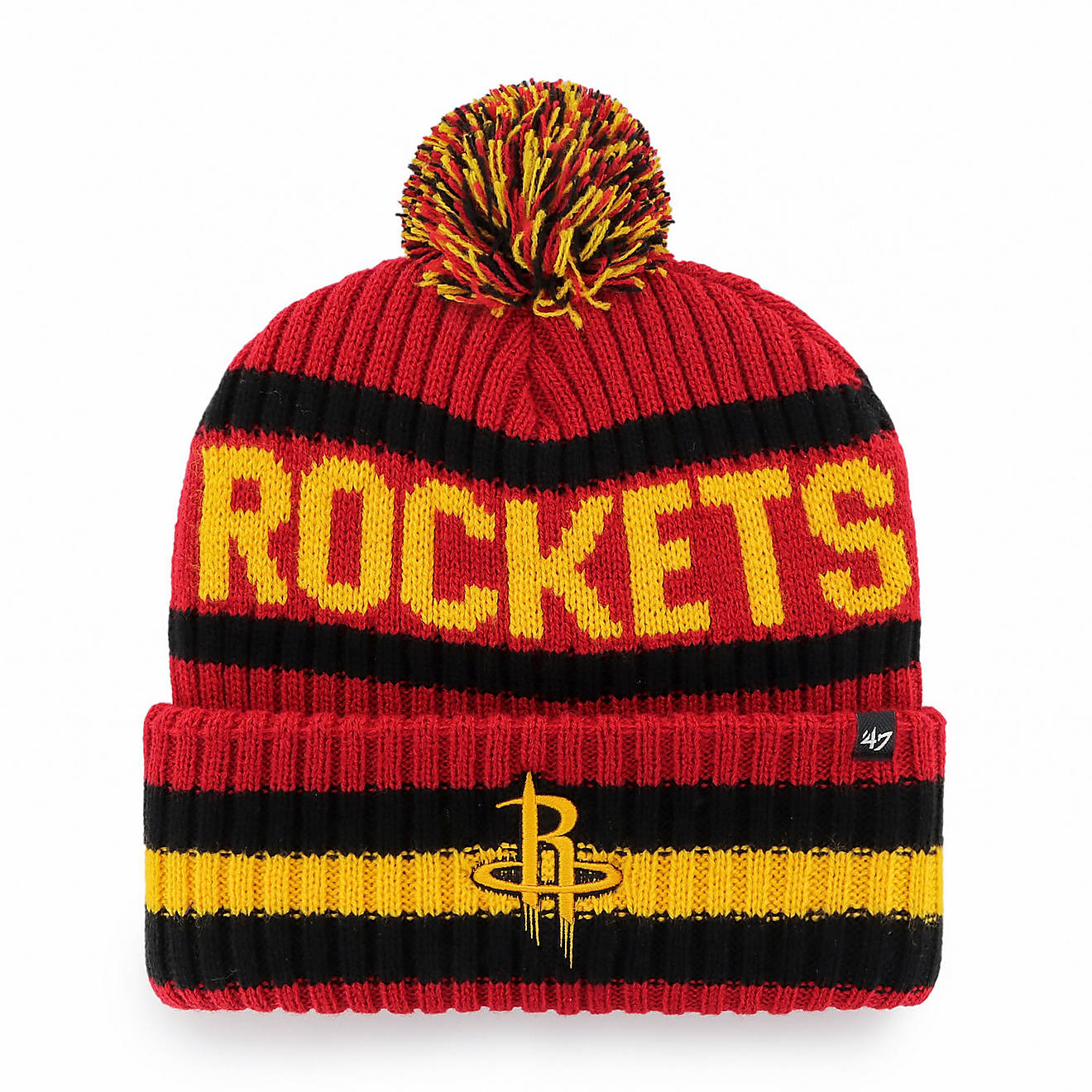 '47 Adults' Houston Rockets HWC Bering Cuff Knit Beanie Hat                                                                      - view number 1