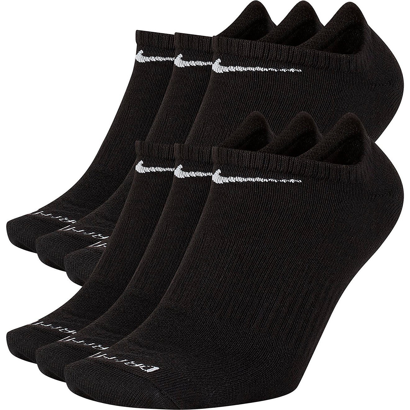 Nike Women's Everyday Plus Lightweight No-Show Socks 6-Pack                                                                      - view number 1