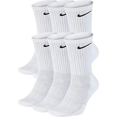 Nike Men's Dri-FIT Everyday Cushion Crew Socks 6-Pack                                                                           