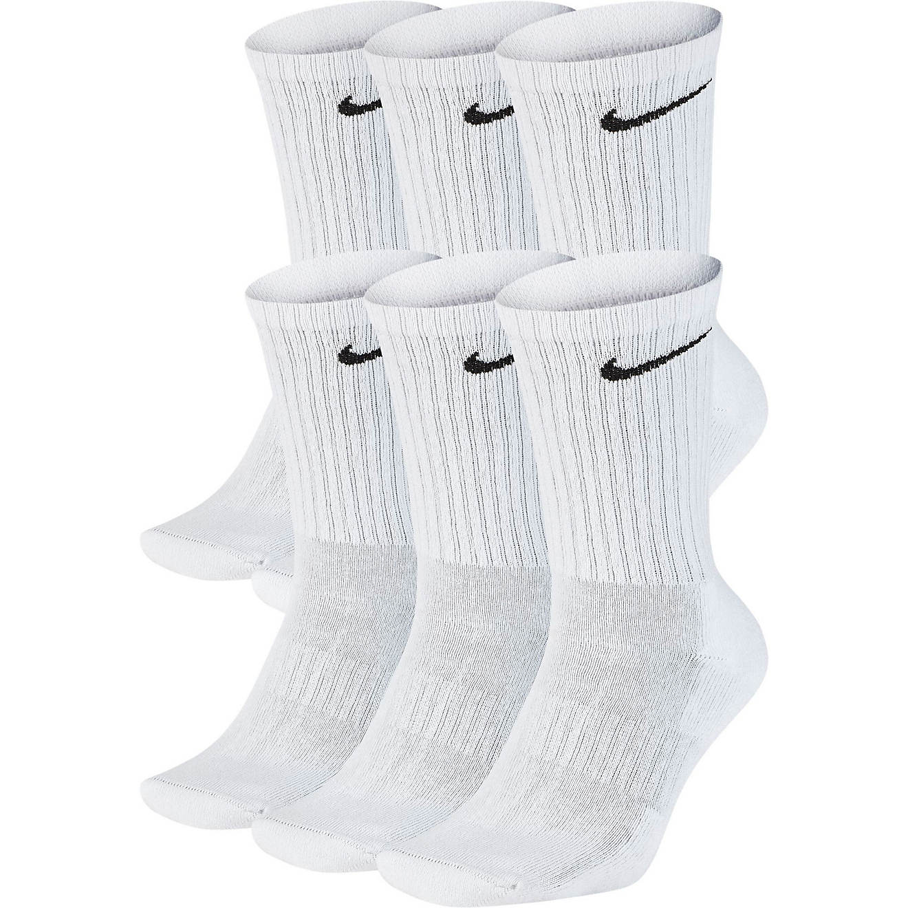 Nike Men's Dri-FIT Everyday Cushion Crew Socks 6-Pack                                                                            - view number 1