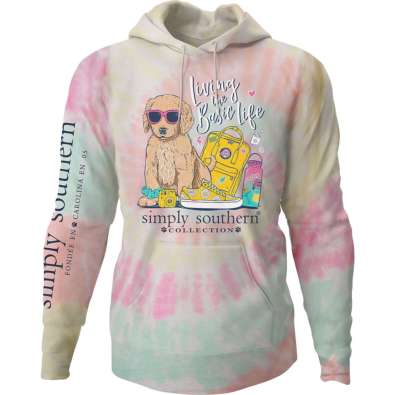 Simply Southern Girl's Basic Graphic Hoodie                                                                                      - view number 1