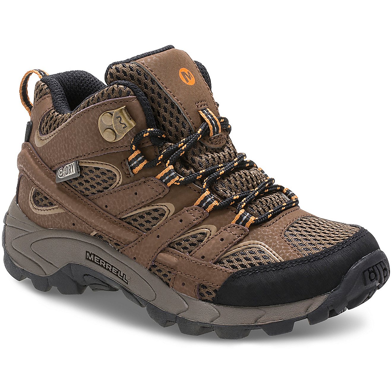 Merrell Boys' Moab 2 Mid Hiking Shoes                                                                                            - view number 2