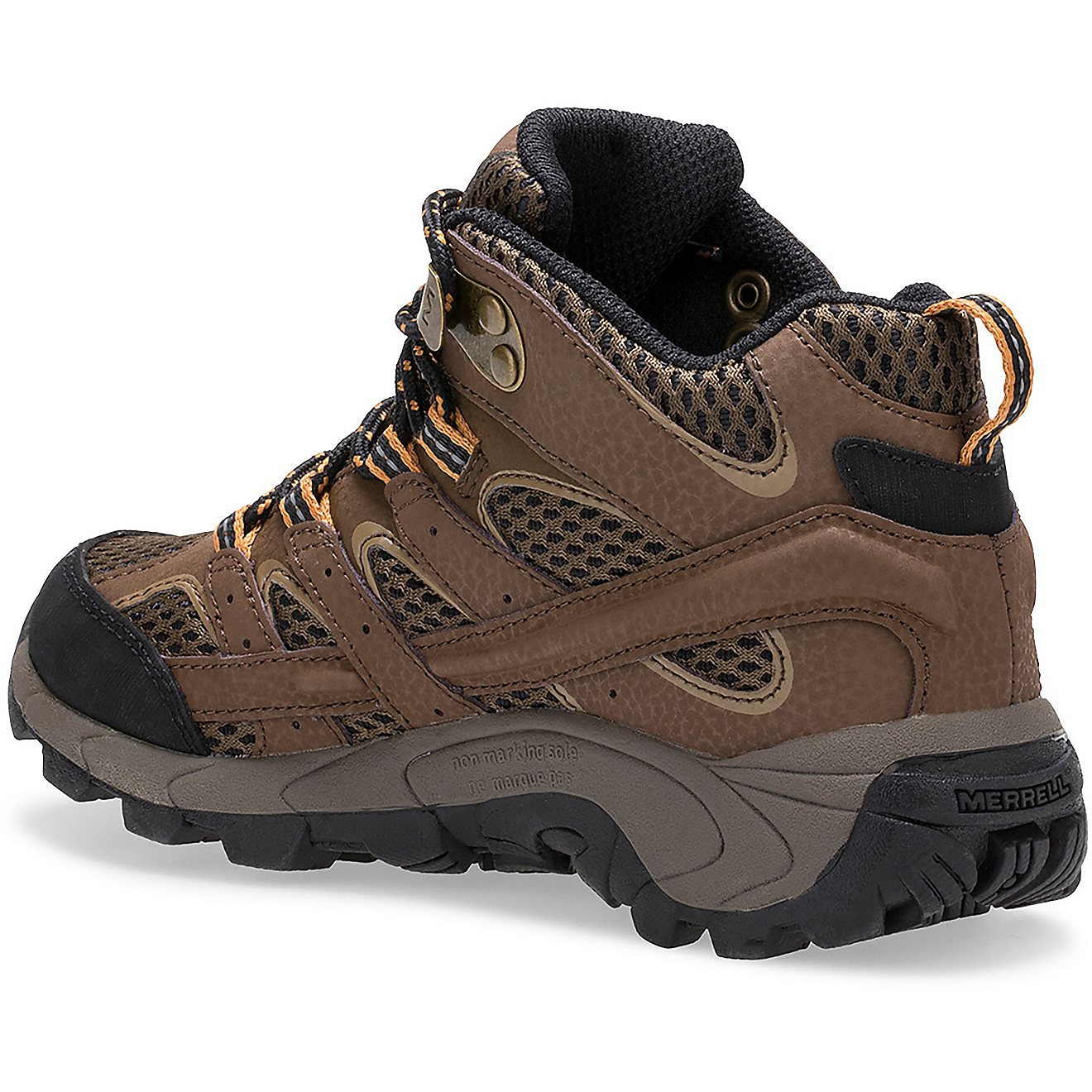 Merrell Boys' Moab 2 Mid Hiking Shoes                                                                                            - view number 3