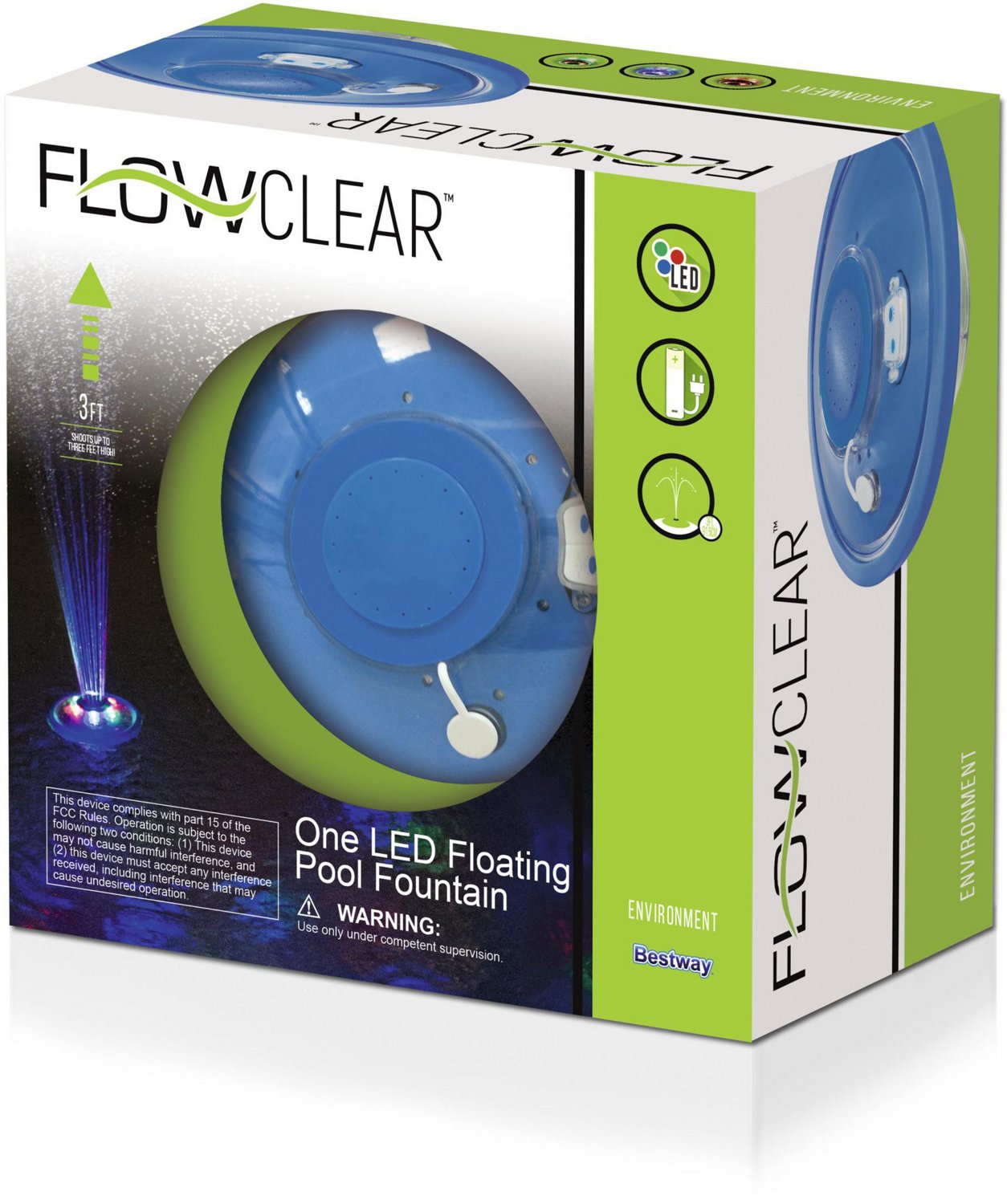 Bestway Flowclear LED Floating Pool Fountain | Academy
