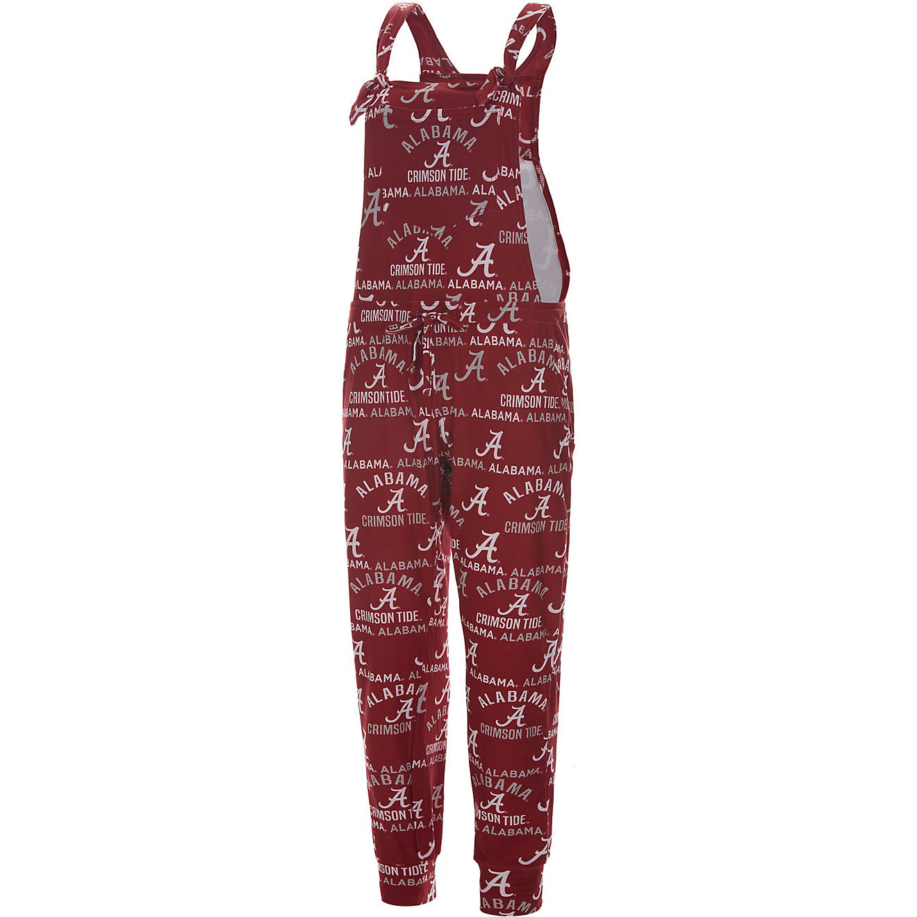 College Concept Women's University of Alabama Flagship AOP Knit Overalls                                                         - view number 1