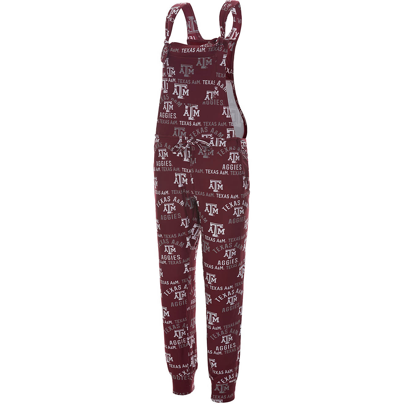 College Concept Women's Texas A&M University Flagship AOP Knit Overalls                                                          - view number 1