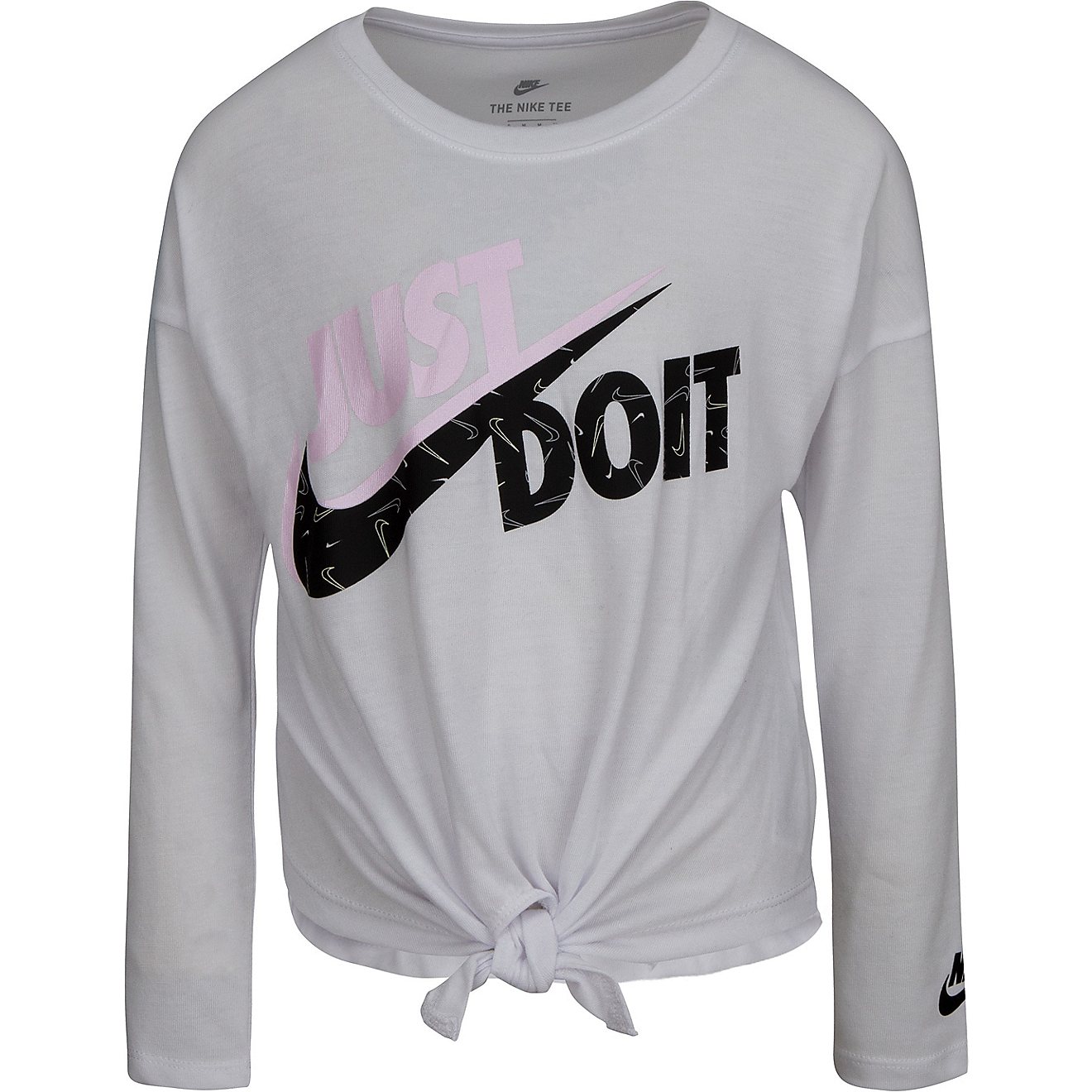 Nike Toddler Girls' Tie Front Long Sleeve T-Shirt                                                                                - view number 1