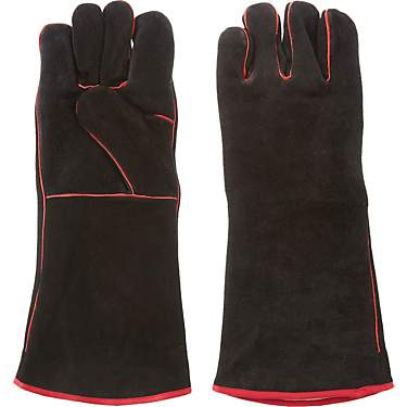Outdoor Gourmet Leather Cooking Gloves                                                                                          