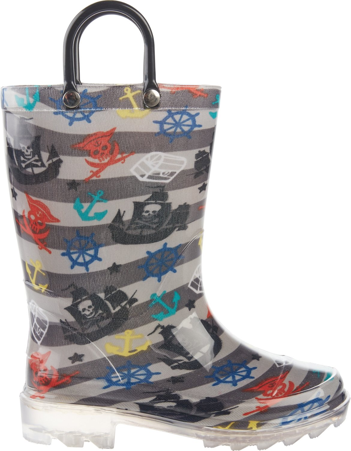 Magellan Outdoors Toddler Boys' Pirate PVC Boots Academy