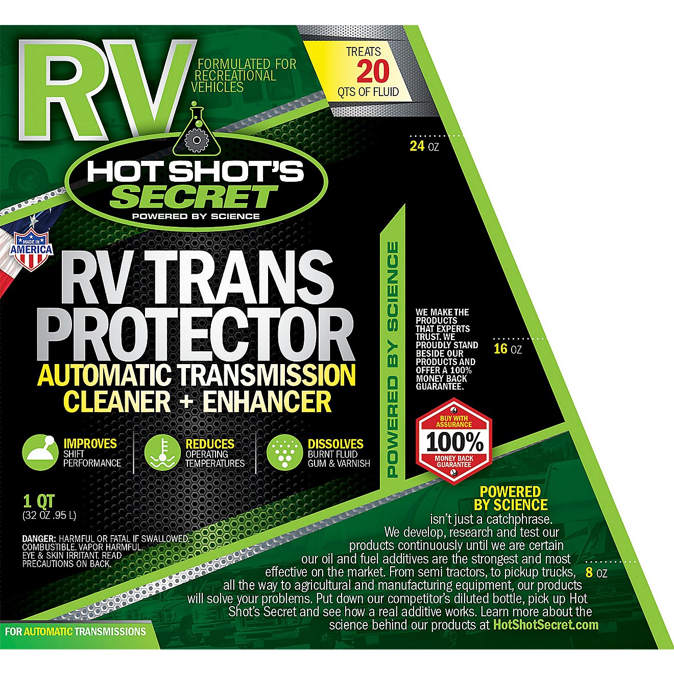 Hot Shot Secret Line 32 oz RV Transmission Protector                                                                             - view number 2