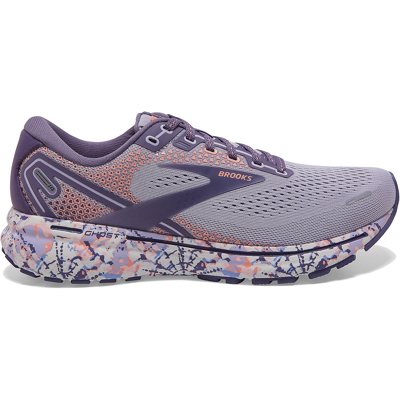 Brooks Women's Ghost 14 Delicate Dyes Running Shoes                                                                              - view number 1
