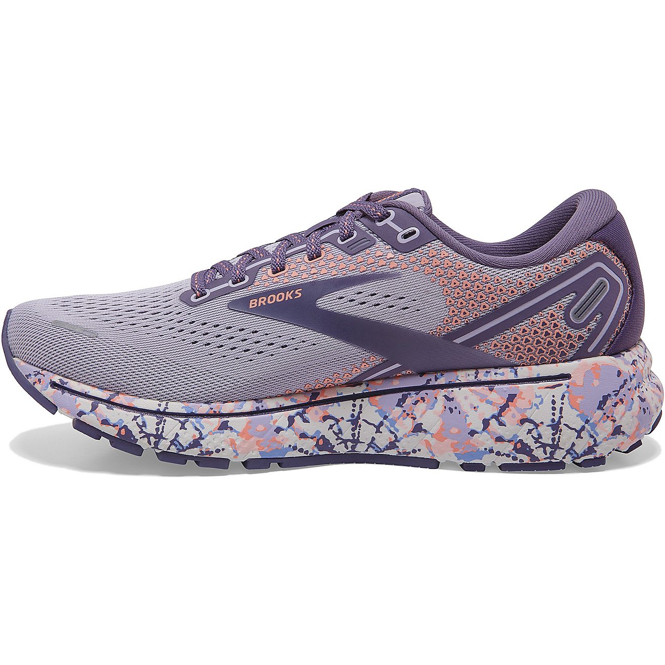 Brooks Women's Ghost 14 Delicate Dyes Running Shoes                                                                              - view number 2