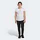 adidas Girls' AEROREADY Rainbow Logo Foil Extended Sizing Size Short Sleeve T-shirt                                              - view number 2 image