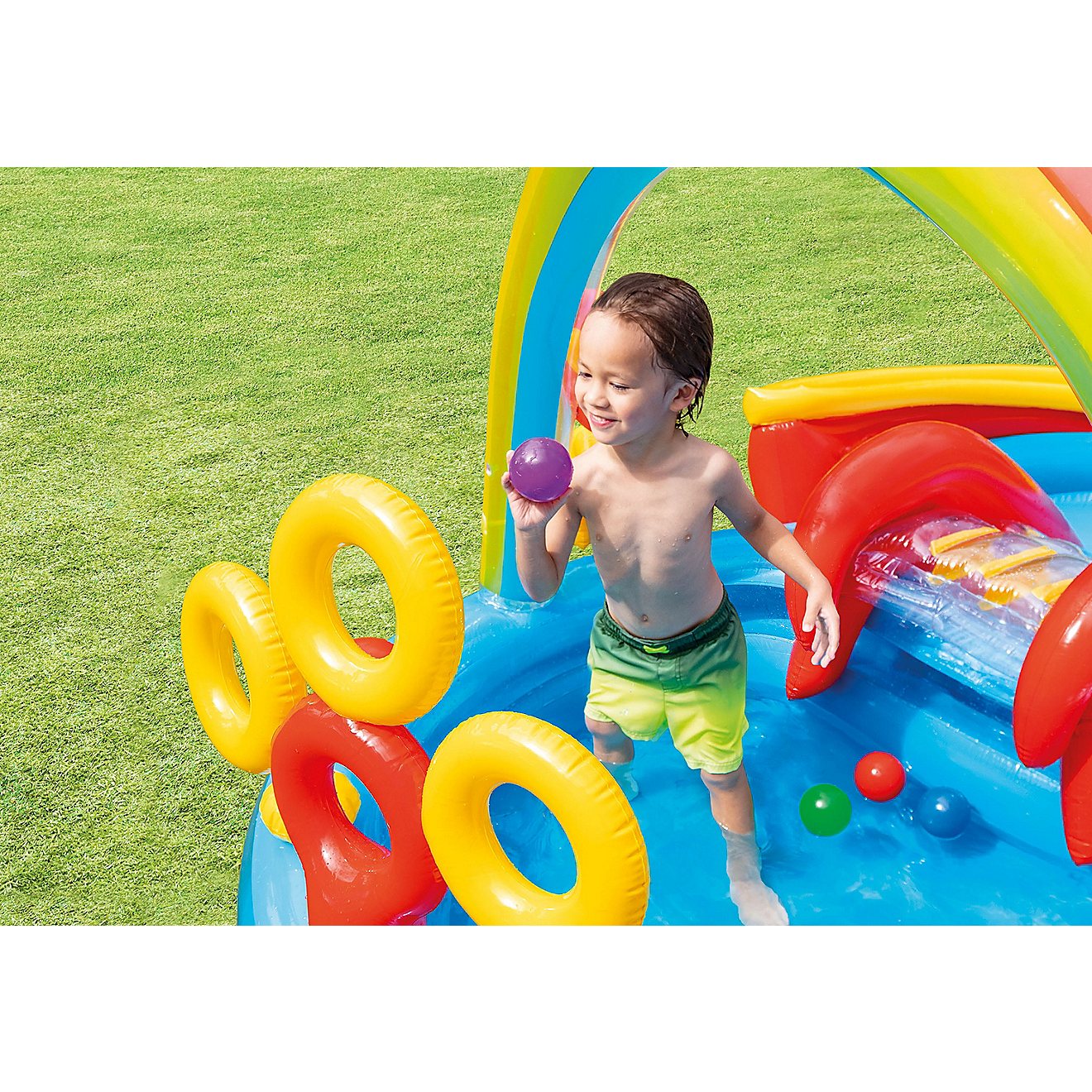 INTEX Rainbow Ring Inflatable Playcenter                                                                                         - view number 3