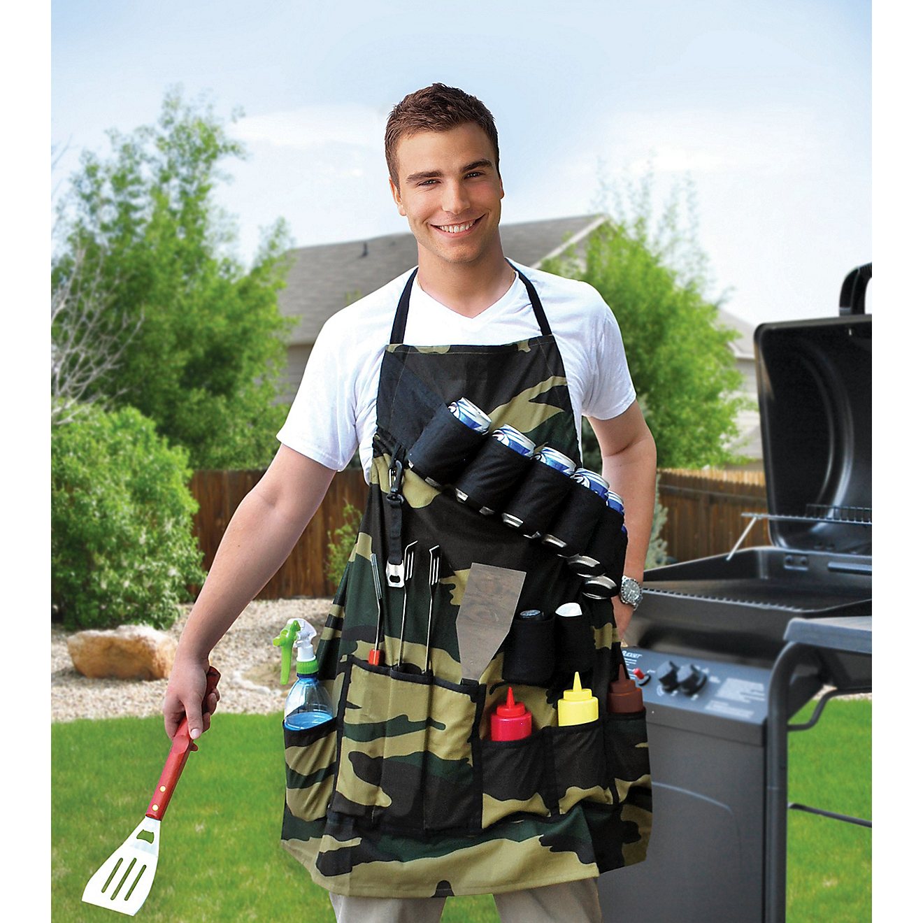 BigMouth Grill Sargeant Barbeque Apron                                                                                           - view number 4