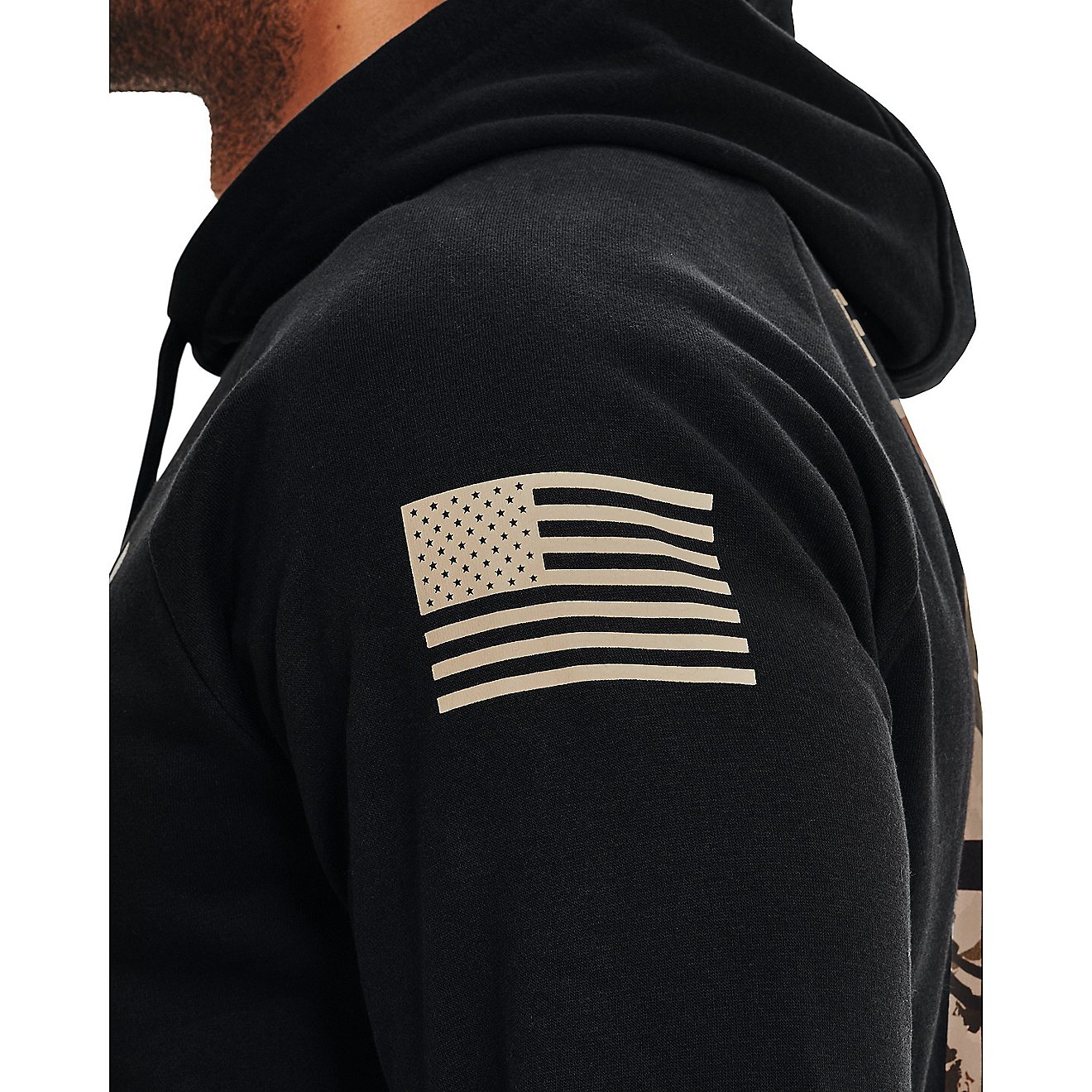 Under Armour Men's New Freedom Flag Graphic Hoodie                                                                               - view number 3