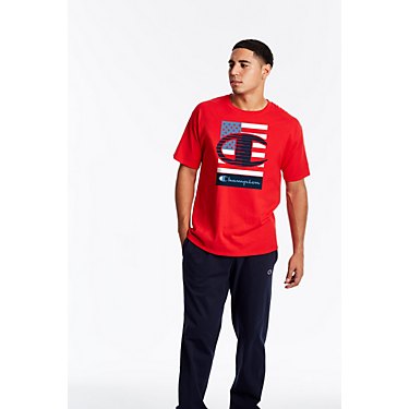 Champion Men's Big Logo Texas Skull Classic Graphic T-shirt