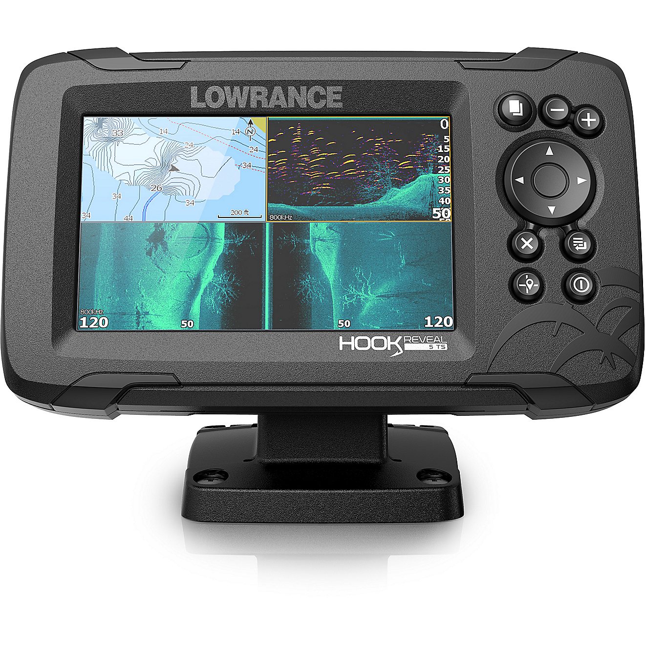 Lowrance HOOK Reveal 5 TripleShot US Inland Chartplotter                                                                         - view number 3