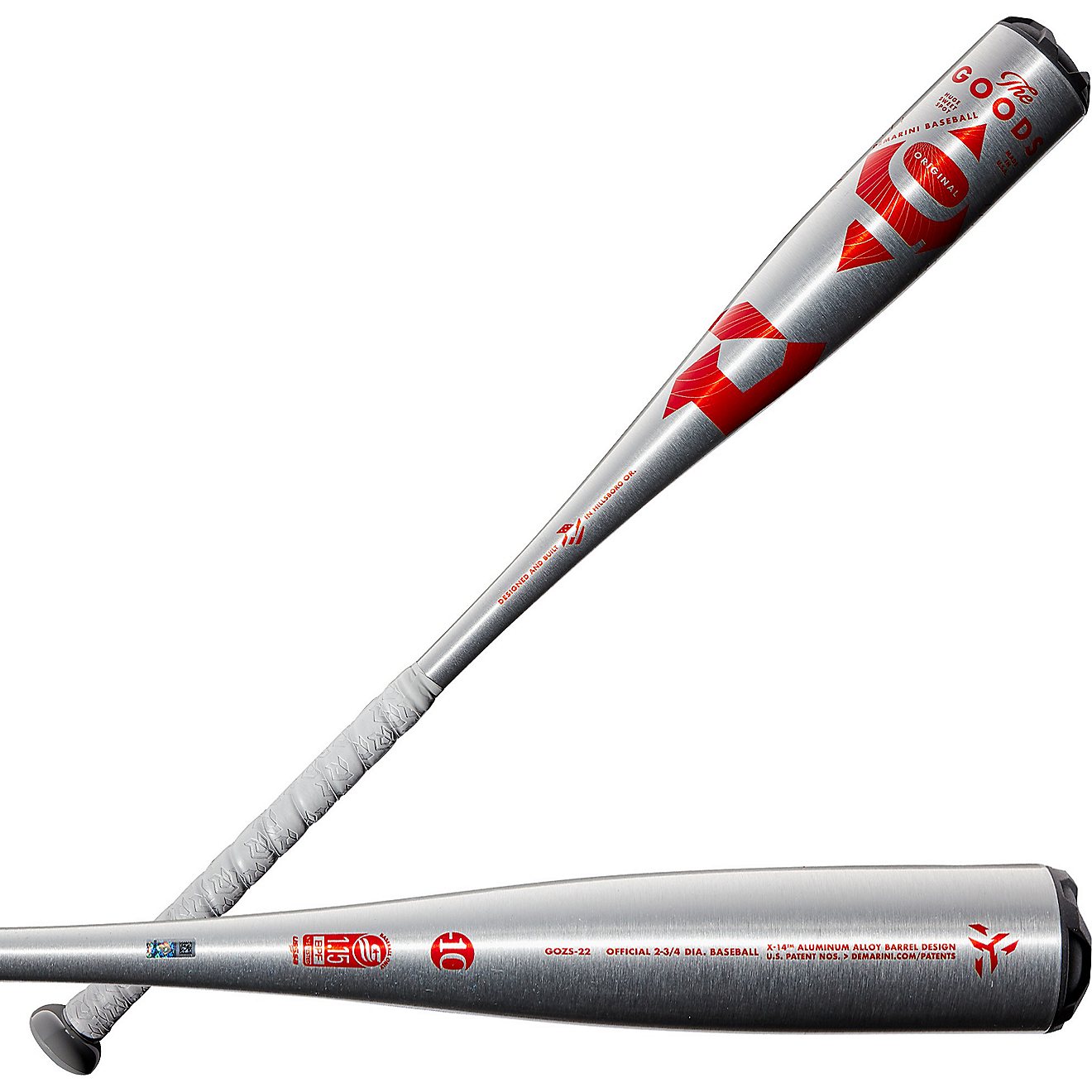 DeMarini Adults' The Goods 2022 One Piece SL USSSA Bat -10                                                                       - view number 9